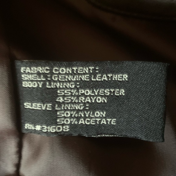 Jos A.Bank Brown Lambskin Leather Blazer - Picture 6 of 10